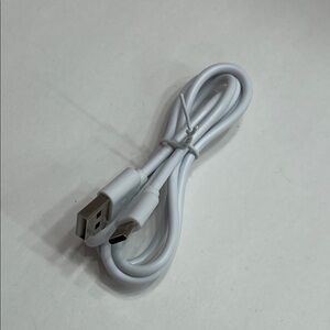 White USB Charging Cable